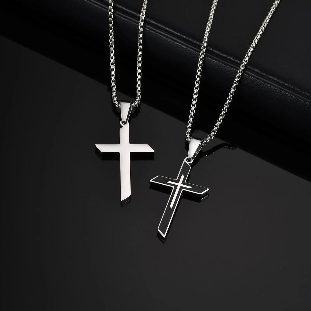 Minimalist Cross Chain Necklace