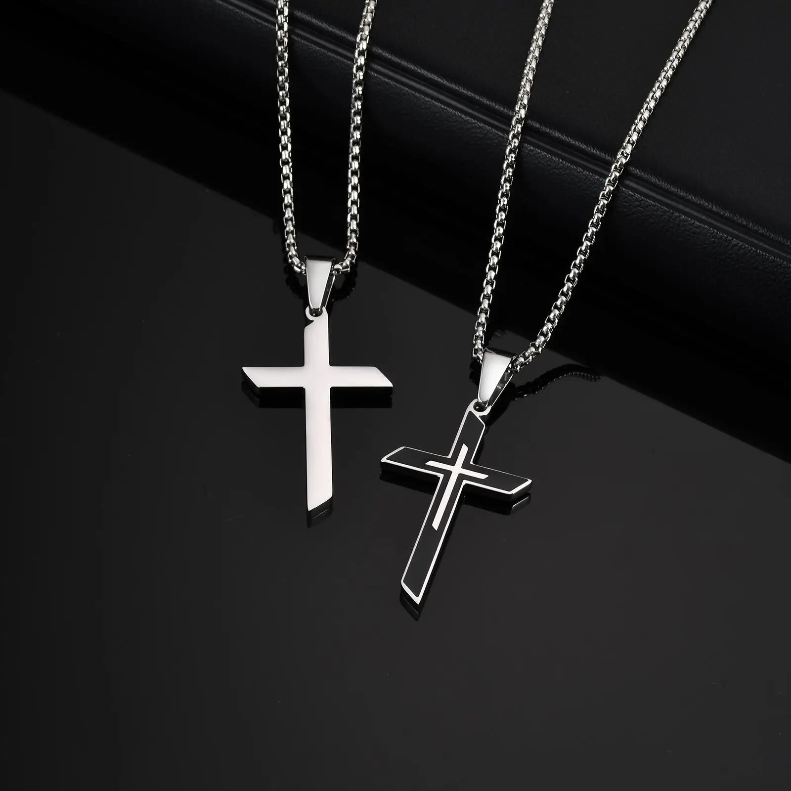 Minimalist Cross Chain Necklace