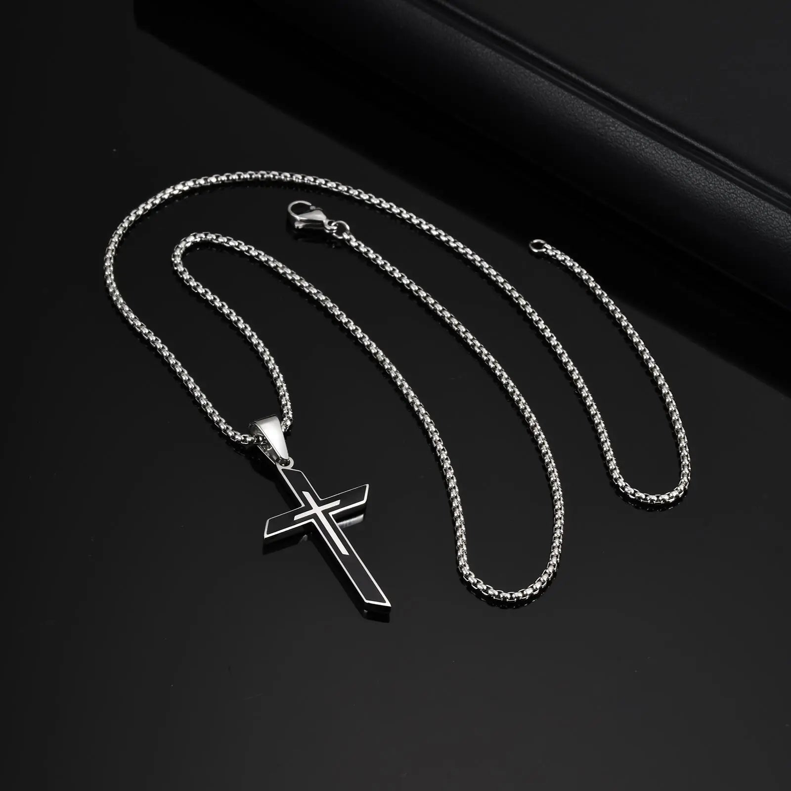 Minimalist Cross Chain Necklace