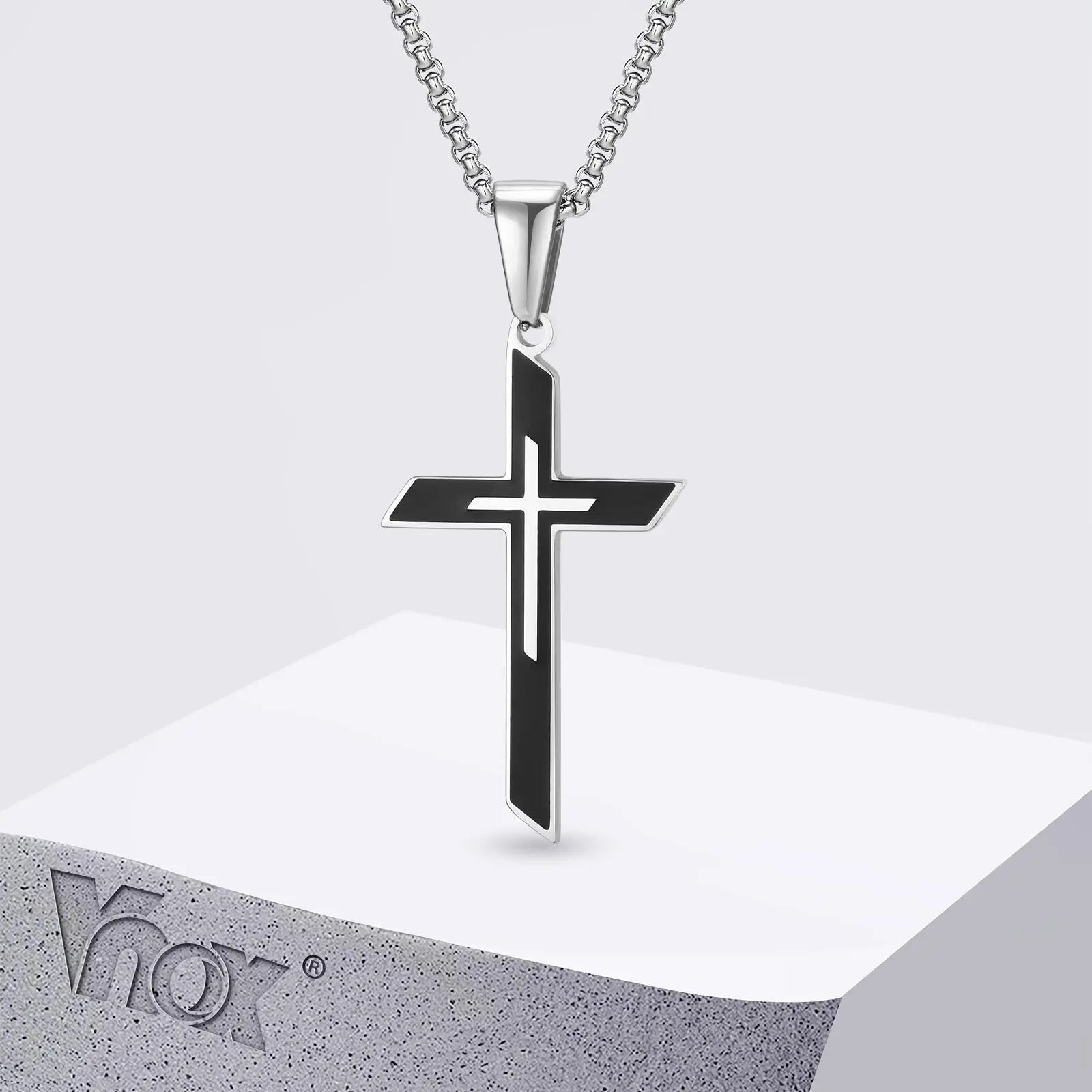Minimalist Cross Chain Necklace