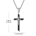 Minimalist Cross Chain Necklace